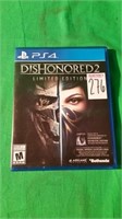 PS4 DISHONOURED 2 LIMITED EDITION