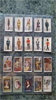 Lot of 20 People Tobacco Cards from the 1930s 1940