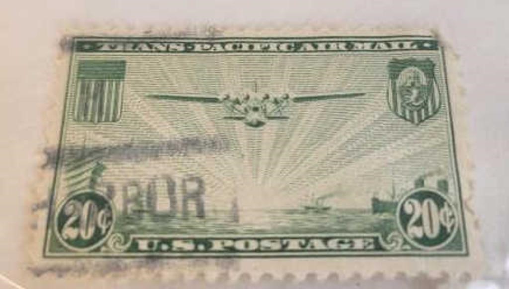 1937 China Clipper Transpacific Air Mail Stamp