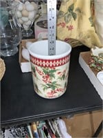 Christmas utensil holder or wine chiller