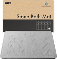Diatomite Stone Bath Mat - Large  Non-Slip
