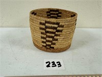 Older Straight Sided Native American Basket