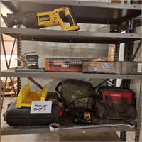 tools on shelf