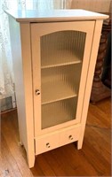 small - glass front cabinet 16" x34"