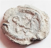 Medieval 6th-7th AD lead seal 11.70g.