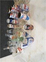 Misc. beer & soda cans, bottles.