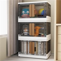 BROVIEW V6 Stackable Storage Bins with Lids,