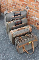 4pc Vintage Hartmann Luggage