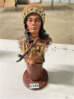 Indian Chief Stature Figure