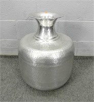 Lg Home Goods Hammered Aluminum Vase