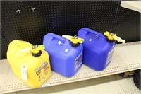 **WEBSTER,WI** (3) 5gal No Spill Fuel Cans