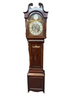 19TH CENT. MAHOGANY TALL CASE CLOCK