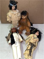 NATIVE AMERICAN THEMED DOLL LOT