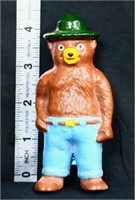 Cast iron 4in Smokey Bear coin bank