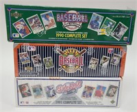 Lot of 3 Sealed Upper Deck Baseball Card Sets