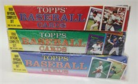 Lot of 3 Sealed Topps Baseball Card Sets