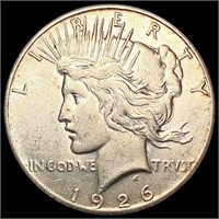 1926 Silver Peace Dollar CLOSELY UNCIRCULATED