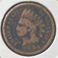 1904 Indian head penny