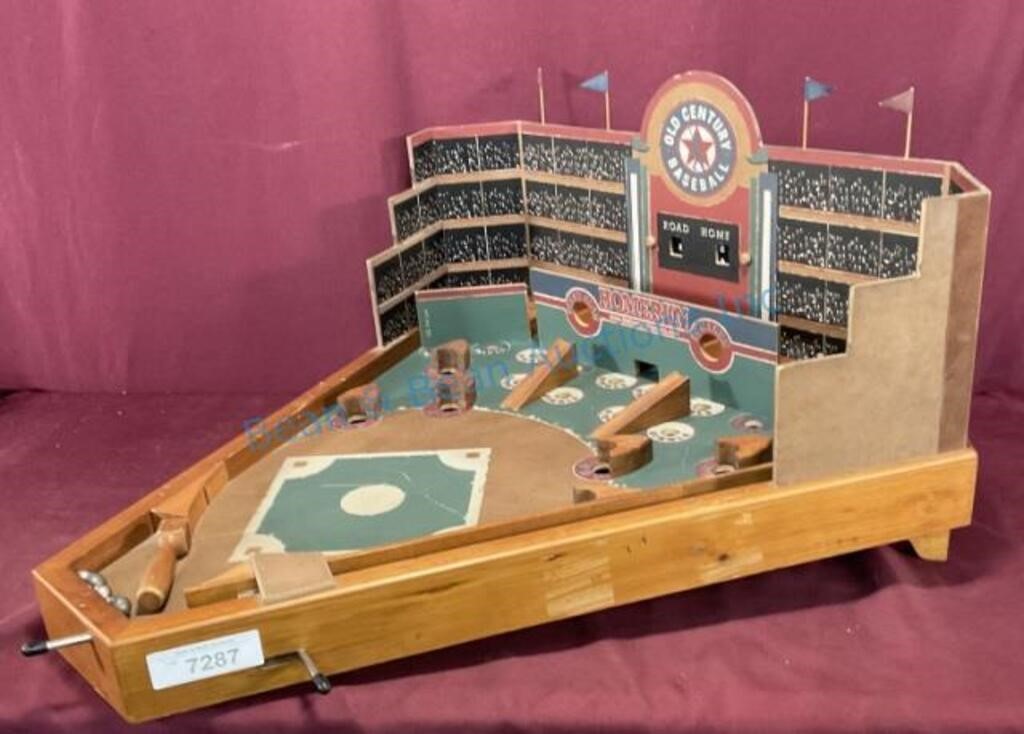 Old century baseball pinball game