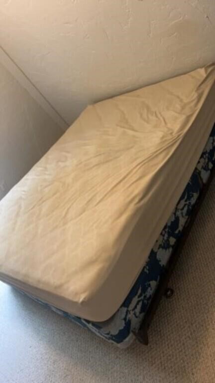 Queen mattress, box spring had to be cut in half