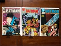 DC Comics 3 piece Batman 412-414