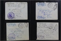 US Stamps 5 WWI Covers, all 1919 with censor marki