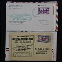 US Stamps 60+ Covers, mostly 1930s-40s, First Flig