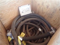 Crate of Various Length Fuel Hose w/End Adapters