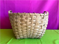 Antique Hand Made Taconic Basket w Handles 1800's