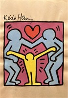 Drawing on paper ,Keith Haring