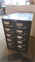 Metal 5 Drawer Dart File Cabinet 19x26.5x29.5"H