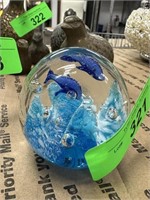 ART GLASS PAPERWEIGHT