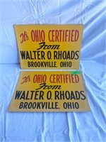 5 Ohio Certified Cardboard Signs