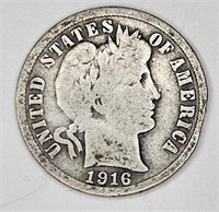 1916 Barber Dime