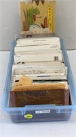 LARGE LOT OF VINTAGE POST CARDS- SOME USED