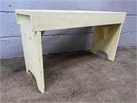 Homemade Painted Bench