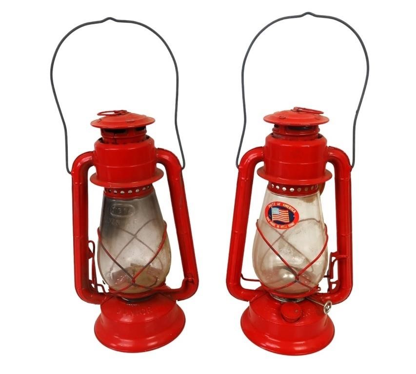 PAIR OF DIETZ LANTERNS