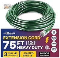 Power Extension Cord Outdoor & Indoor Heavy Duty 1