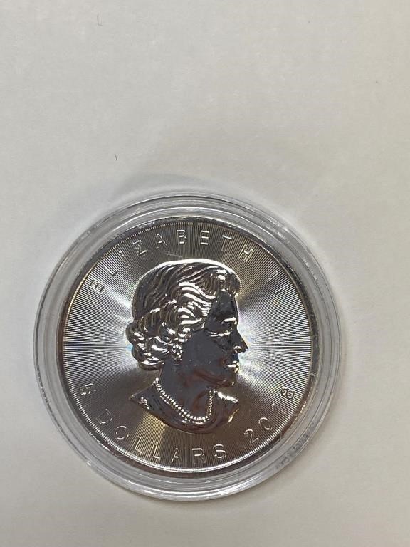 Canadian Maple Leaf 1 oz. silver