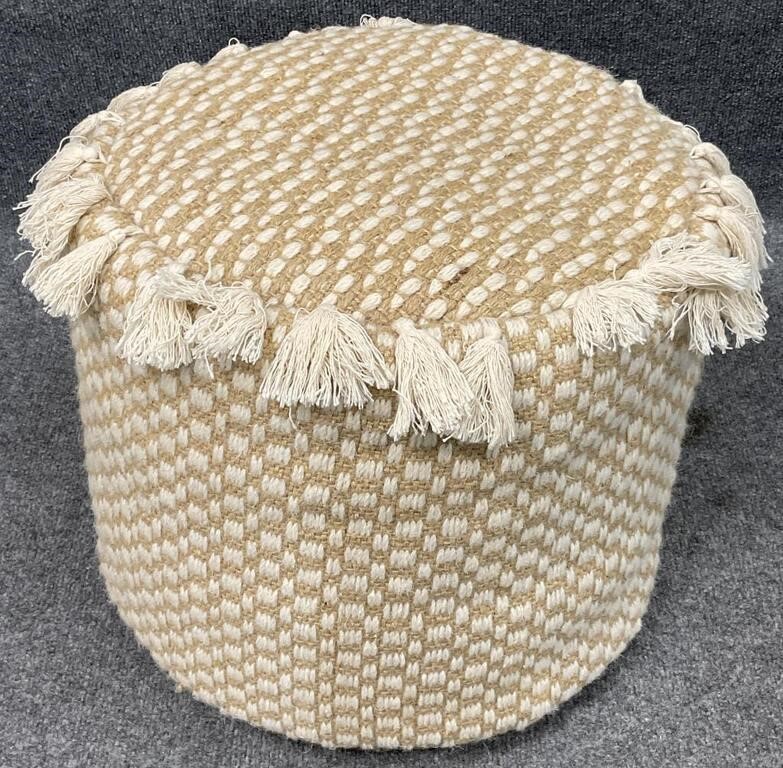 Upholstered Pouf Ottoman