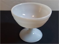 Hazel Atlas Platonite Milk Glass Sherbet Goblet