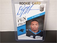 2018 PANINI DONRUSS ELITE #PP-DJM DJ MOORE SIGNED