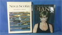 Two hardcover books Princess Diana and Nova