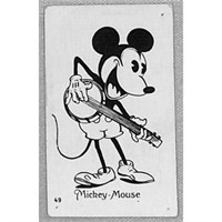 1930's Mickey Mouse French Card