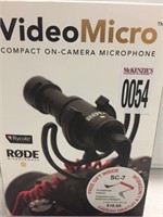 VIDEO MICRO COMPACT ON-CAMERA MICROPHONE