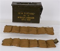 WW1 1918 DATED BANDOLIERS LOT OF .30-06 AMMO WWI
