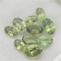 $200  Genuine Peridot August Birthstone 6X4+5X3Mm