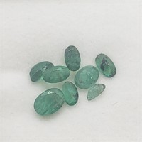 $200  Genuine Emerald May Birthstone 3X5Mm(2ct)