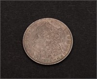 1891-CC MORGAN SILVER DOLLAR WITH TONING