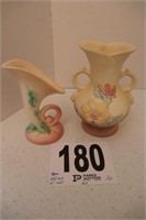 (2) Vintage Hull Vases(R3)